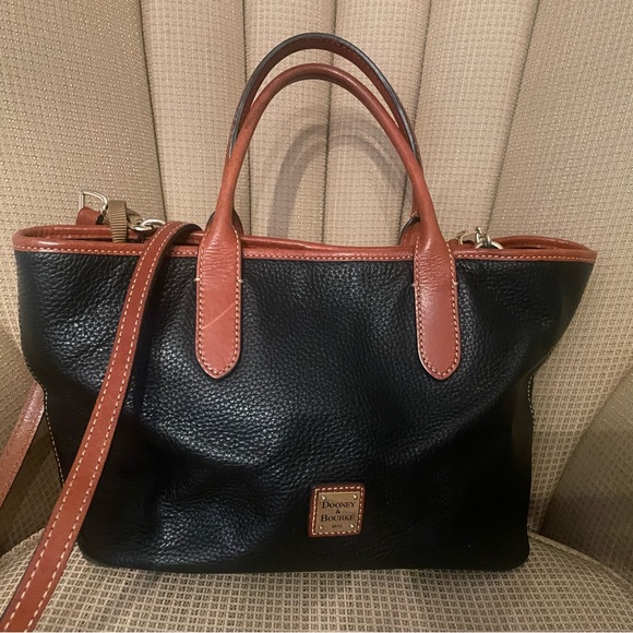 Dooney & Bourke Handbags - Dooney & Bourke Pebbled Leather Tote/Shoulder Bag